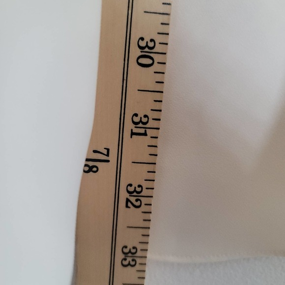 Amanda Uprichard Irvina Mini Dress XS Ivory Flutter‎ Sleeve V-Neck Flounce Hem - Picture 9 of 12